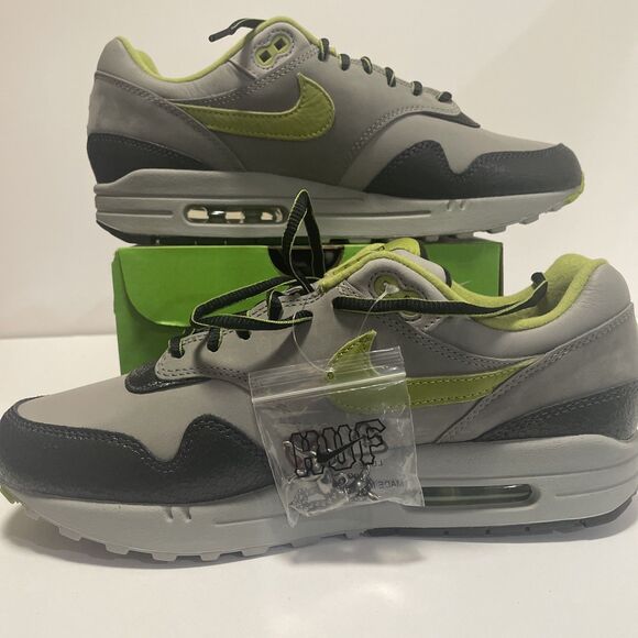 Nike Air Max 1 SP HUF Anthracite Pear Green Medium Grey US Men’s 8.5 Brand New main image 8